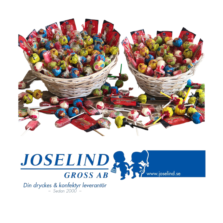 Lösgodis i storpack för butik och kiosk – Joselind grossist Stockholm