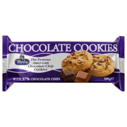 Merba Chocolate Cookies 200g cookies med chokladbitar 18-pack