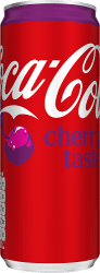 Coca-Cola Cherry 33cl burk cola med körsbärssmak