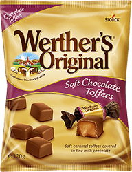 Werther's Original Soft Chocolate Toffees 15x120g