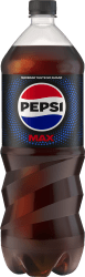 Pepsi Max 1,5 liter PET-flaska med svart etikett, sockerfri cola, storpack 8x150cl NP