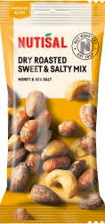 NUTISAL DRY ROASTED NUTS SWEET & SALTY 14X60G