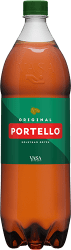 Portello Original 150cl PET-flaska med grön etikett från Vasa Bryggeri, kolsyrad läsk med karamellaktig smak