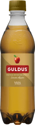 Guldus Orginal 50cl PET-flaska med gyllene äppelläsk och VASA Bryggeri-logotyp på etiketten