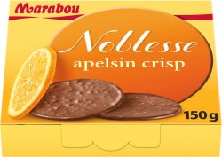 Marabou Noblesse Apelsin Crisp 12x150g