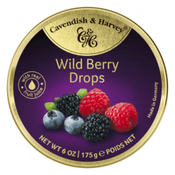 Cavendish Wild Berry Drops 9x175g