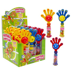 Football Candy Clap 15g godis med fotbollstema 12-pack