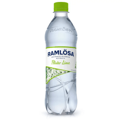 Ramlösa Fläder Lime 50cl smaksatt mineralvatten 24-pack