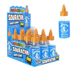 Screamers Souracha Blue 90ml – flytande surt godis i 12-pack.