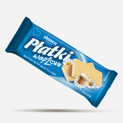 Skawa Wafers Cream 180g – wafers med krämfyllning i 14-pack.