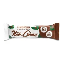 Propud Proteinbar Nöt-Creme 55g – proteinbar med choklad och hasselnöt i 12-pack.