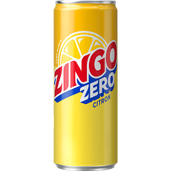 Zingo Citron S.F 33cl burk – sockerfri citronläsk i 20-pack för återförsäljare