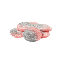 Aroma Klockor XL hallon lakrits sura gelégodis lösvikt 1,8kg