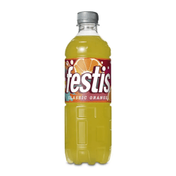 Festis Apelsin 50cl – fruktdryck utan kolsyra i 12-pack.