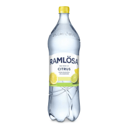 Ramlösa Citron 150cl flaska – kolsyrat mineralvatten i 8-pack för återförsäljare