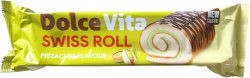 Dolce Vita Swiss Roll Pistage 300g – rulltårta med pistagekräm i 10-pack.