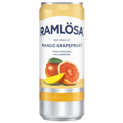 Ramlösa Mango Grapefrukt 33cl smaksatt mineralvatten 20-pack