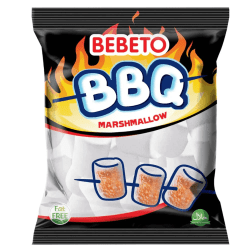 Bebeto BBQ Marshmallow 250g marshmallows för grillning 24-pack