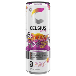 Celsius Galaxy Vibe 33 cl – sockerfri energidryck med jordgubb & vattenmelon