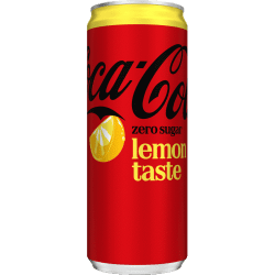 Coca-Cola Zero Lemon 33cl – sockerfri cola med citronsmak i 20-pack.
