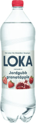 Loka Jordgubb Granatäpple 150cl smaksatt mineralvatten 8-pack