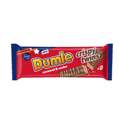 Dumle Crispy Twins 40g choklad och kolagodis 30-pack