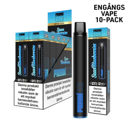 Frunk Bar Mesh Sour Blueberries – engångsvape med smak av syrliga blåbär, 20 mg nikotinsalt, 10-pack