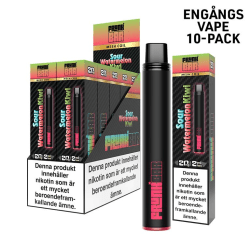 Frunk Bar Mesh Sour Watermelon Kiwi – engångsvape med smak av syrlig vattenmelon och kiwi, 20 mg nikotinsalt, 10-pack