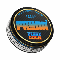 Frunk Slim Fizzy Cola – tobaksfria nikotinpåsar med colasmak i 10-pack.
