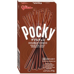 Pocky Double Choco 47g japanska chokladkexpinnar 10-pack