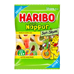Haribo Nappar Sur Skum 12x120g