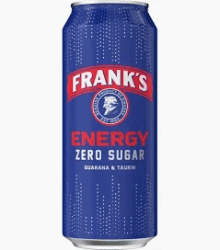 Franks Energy Zero 50cl – sockerfri energidryck i 24-pack.