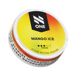 N One Slim Mango Ice All White nikotinpåsar slim 10-pack mango smak
