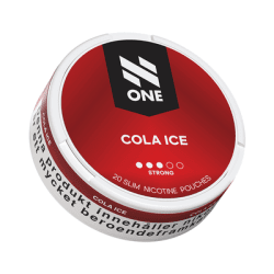 N One Slim Cola Ice All White nikotinpåsar slim 10-pack colasmak