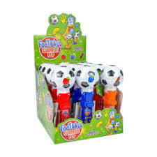 Football Surprise Pop 10g klubbgodis med fotbollstema 12-pack
