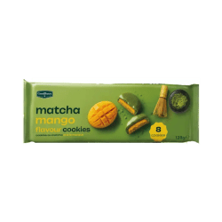 Goodburry Matcha Mango Cookies 128g kakor med matcha och mango 24-pack