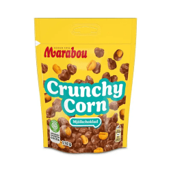 Marabou Crunchy Corn 110g 15-pack – mjölkchoklad med krispig majs för kiosker och livsmedelsbutiker