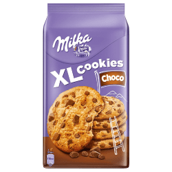 Milka XL Choco Cookies 184g cookies med mjölkchoklad