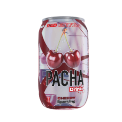Pacha Cherry 330ml burk läsk körsbärssmak