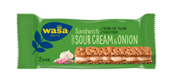 Wasa Sandwich Sourcream & Onion 24x33g