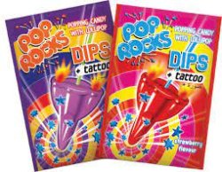 Pop Rocks Dips + Tatto 30x18g