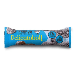 Propud Proteinbar Delicatoboll 55g – proteinbar med choklad och kokos i 12-pack.