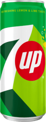 7UP 33cl burk citron lime läsk