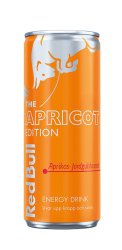 Red Bull Aprikos & Jordgubb 250ml burk – energidryck i 24-pack för återförsäljare