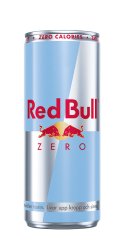 Red Bull Zero 250ml burk – sockerfri energidryck i 24-pack för återförsäljare