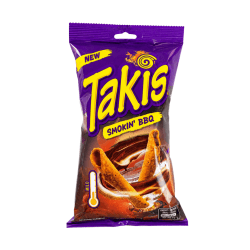 Takis Smokin BBQ 100g kryddiga majssnacks 18-pack