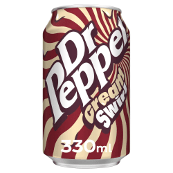 Dr Pepper Cream Swirl 330ml amerikansk läsk 24-pack