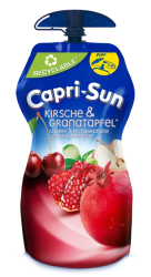 Capri-Sun Kirsche & Granatäpple 33cl dryckespåse – fruktdryck i 15-pack för återförsäljare