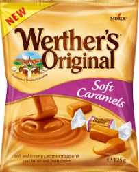 Werther’s Original Soft Caramels 125g mjuka kolor 18-pack