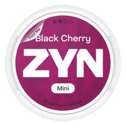 ZYN Black Cherry Slim 9mg S3 dosa med tobaksfria nikotinpåsar 10-pack